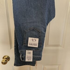 Armani Jeans Women's Slim Straight Blue 10s